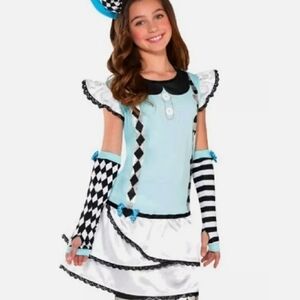 NWT Storybook Dark Alice Girls Halloween Costume Medium / Large M/L Tunic Top